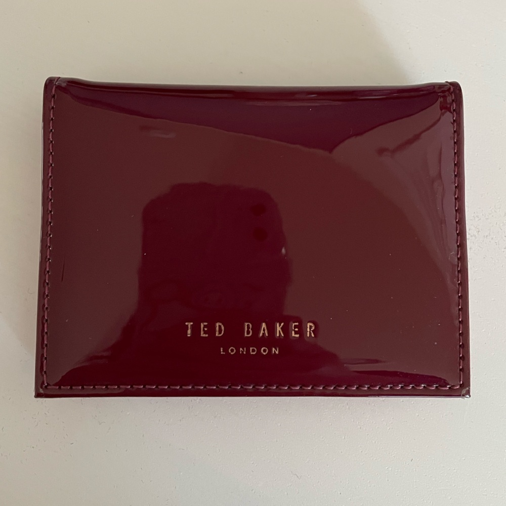 Ted Baker London Burgundy Card Wallet